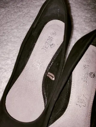 Zapatos de piel negros