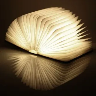 Lámpara Libro LED Plegable Creativa. NUEVA