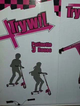 Patín 3 Ruedas Rosa