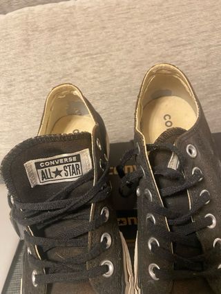 Converse plataforma negras