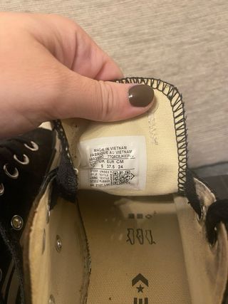 Converse plataforma negras