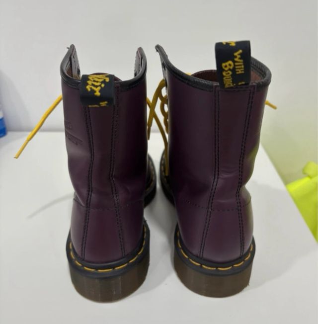 Botas Dr. Martens Piel Moradas Talla 37