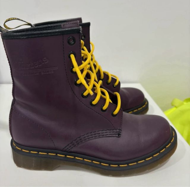 Botas Dr. Martens Piel Moradas Talla 37