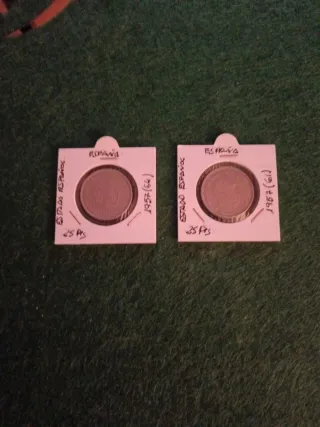 Colección monedas 25 pesetas Estado Español