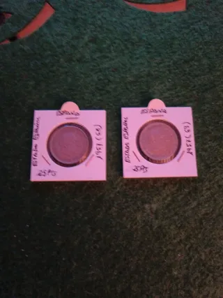 Colección monedas 25 pesetas Estado Español