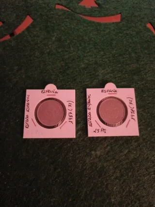 Colección monedas 25 pesetas Estado Español