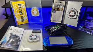 PSP 3000 Azul pack Juegos y Accesorios