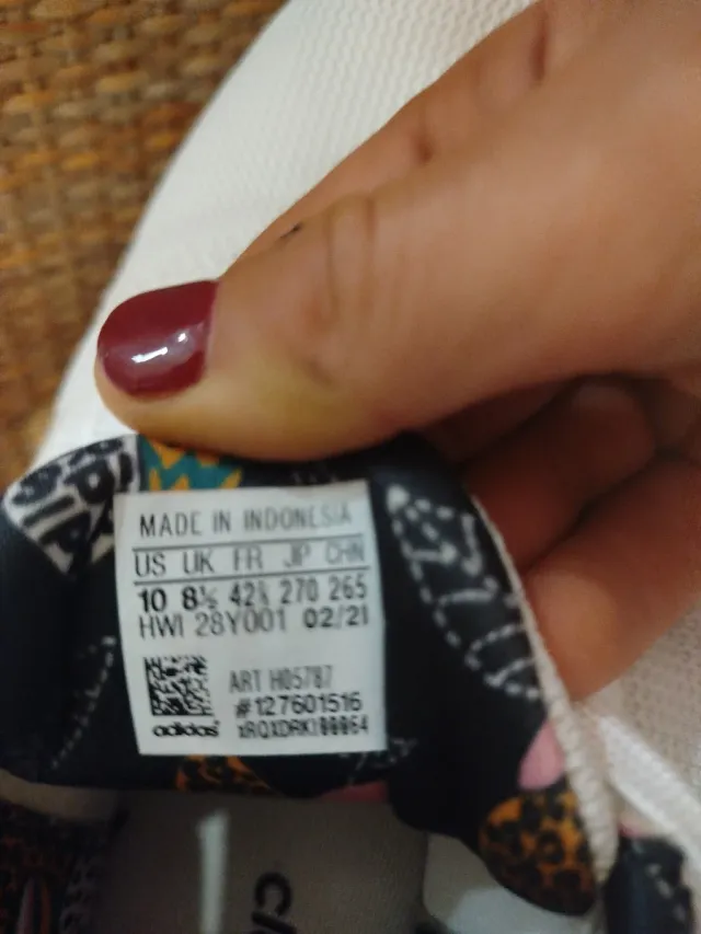 Adidas sneakers bianche fantasia floreale 42.5