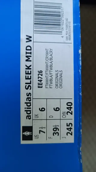 Adidas Sleek Mid W EE4726 Talla 39⅓