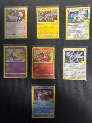 Lotto Carte Pokemon Celebrations 25th Anniversary