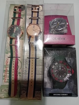 Relojes CALGARY y GENEVA