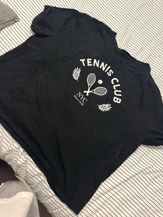 Camiseta TENNIS CLUB NYC Negra