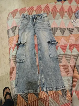 Pantalón cargo H&M niña talla 10/11 146