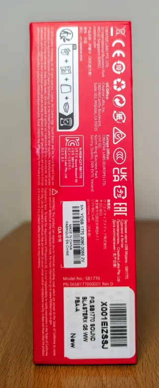 Creative Sound BlasterX G6 Hi-Res Gaming DAC USB S