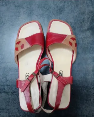 Sandalias de piel mujer