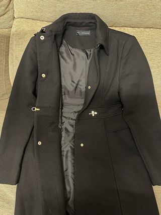 Chaquetón de paño negro