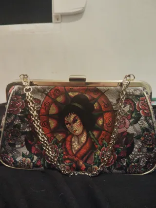 Bolso Ed Hardy Geisha Flores Cadena