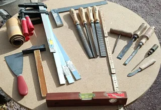 Lote herramientas carpintería y ebanistería