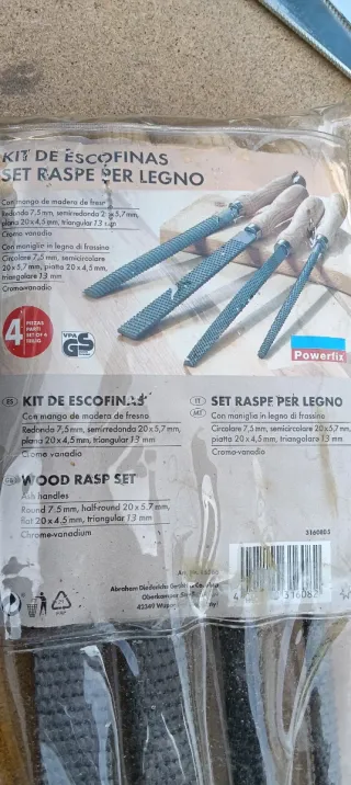 Lote herramientas carpintería y ebanistería