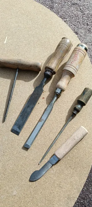 Lote herramientas carpintería y ebanistería