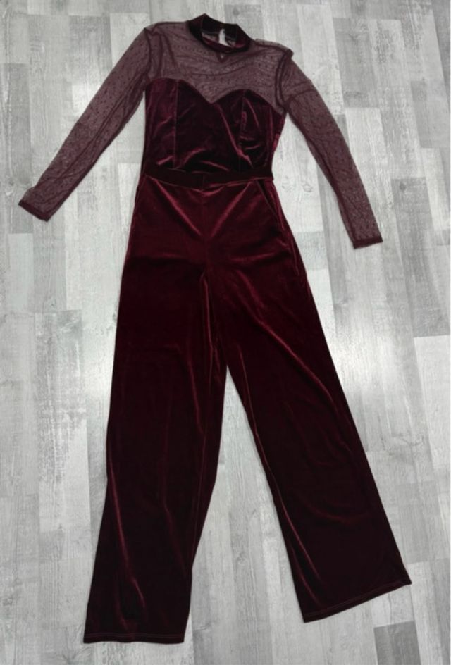 Pantalón Terciopelo Granate Talla S/M