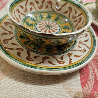 Set 3 tazzine da tè/caffè con piattini