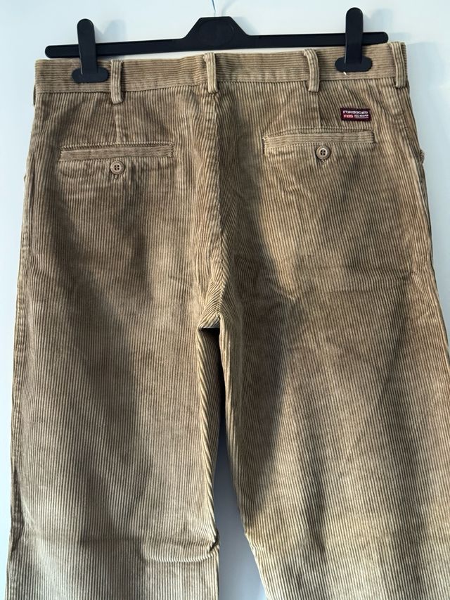 Pantaloni Fordocks velluto a costine beige tg 48
