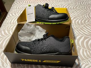 Zapatos de seguridad Paredes negros y verdes