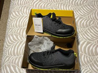 Zapatos de seguridad Paredes negros y verdes