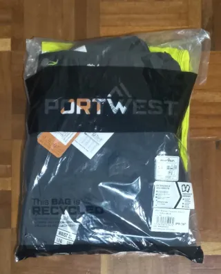 Pantalón Portwest Talla 42 Negro/Amarillo