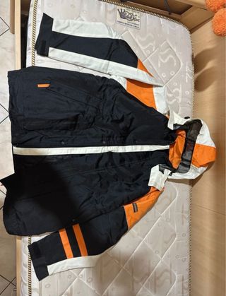 Napapijri Giacca Nera Arancione