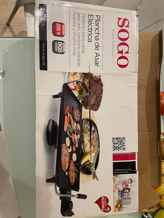 Plancha Eléctrica SOGO 2000W