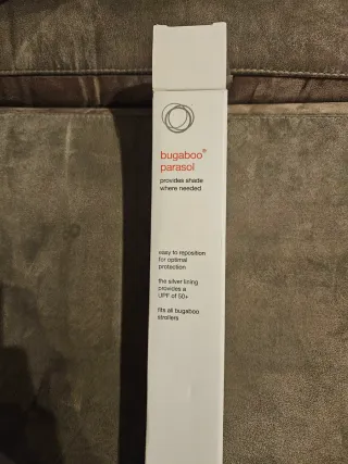 Sombrilla Bugaboo Beige con soporte y caja