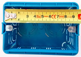 Scatola derivazione VIMAR, presa e 2 interruttori