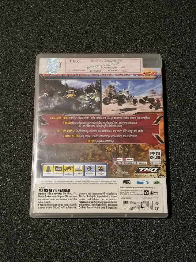 PS3 MX vs ATV Untamed Jogo