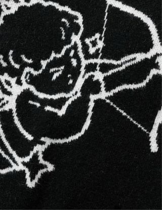 Jersey Cupido Corazón Negro Talla Única