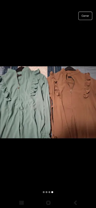 Conjunto Abaya 2 Piezas Marrón Talla Única