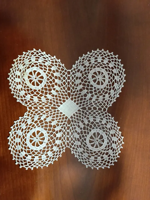 Colección paños de crochet hechos a mano