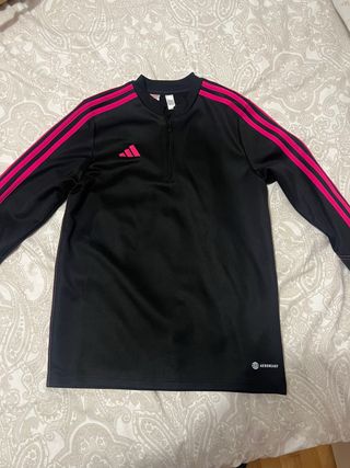 Sudadera Adidas 13-14 cremallera niño