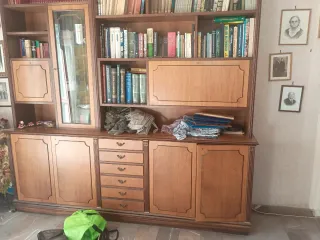 Mobile soggiorno legno anni '60 ritiro gratuito