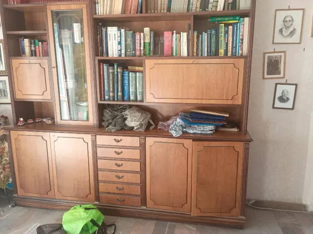 Mobile soggiorno legno anni '60 ritiro gratuito