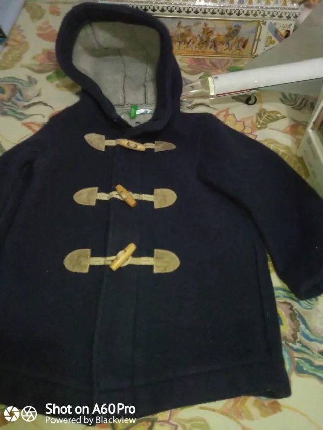 Trenca de niño azul marino