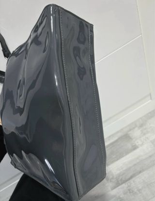 Bolso Armani Gris Charol