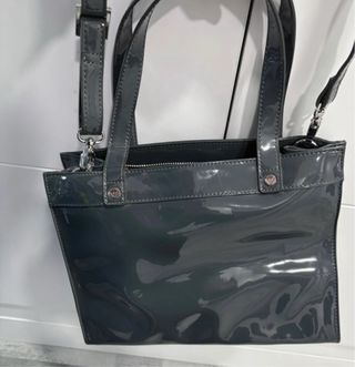 Bolso Armani Gris Charol