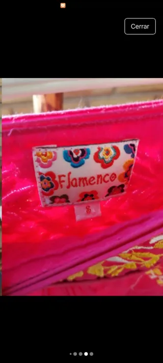 Vestido bordado étnico bohemio rosa y amarillo