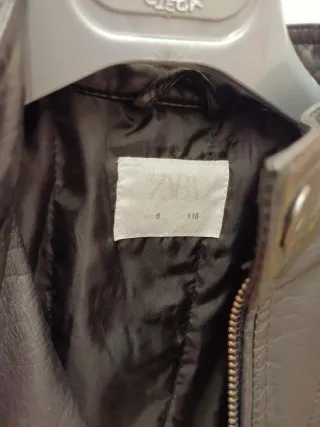 Giacca Biker Bambino Semilpelle