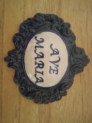Azulejo Ave María Cerámica.