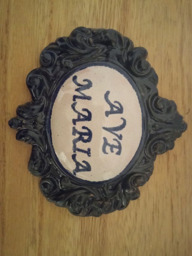 Azulejo Ave María Cerámica.