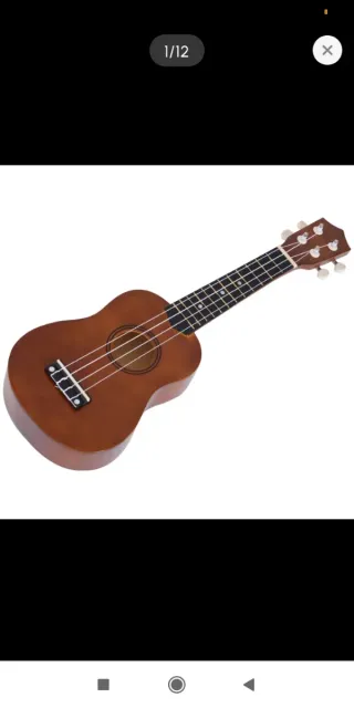 Ukelele soprano para principiantes- 4 cuerdas