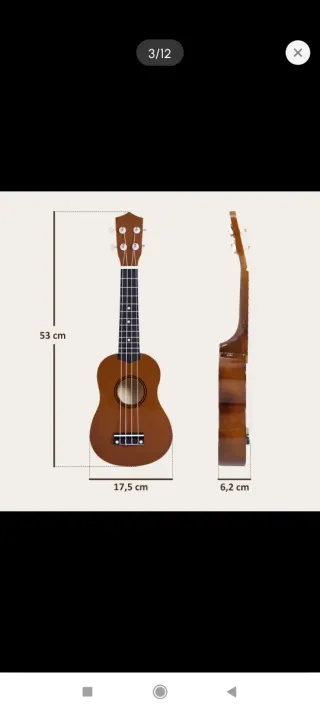 Ukelele soprano 4 cuerdas